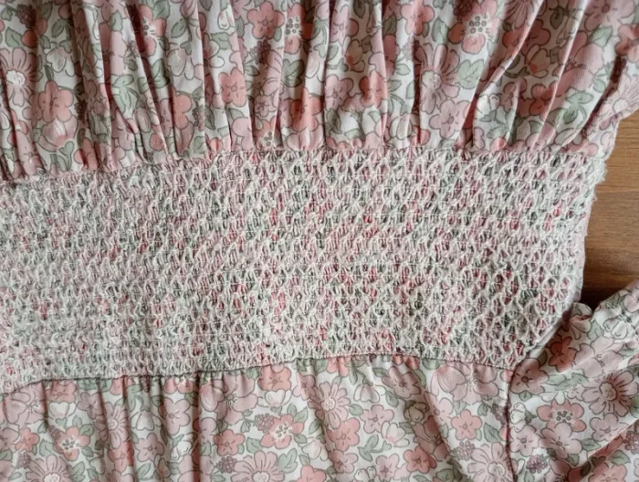 Robe champêtre/ broderie anglaise/ bébé/ 24 mois - photo numéro 4