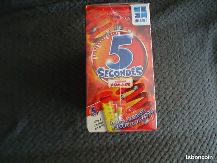 Jeux de Société de voyage
 NEUF 
5 secondes
 version nomade de Megableu - photo numéro 2
