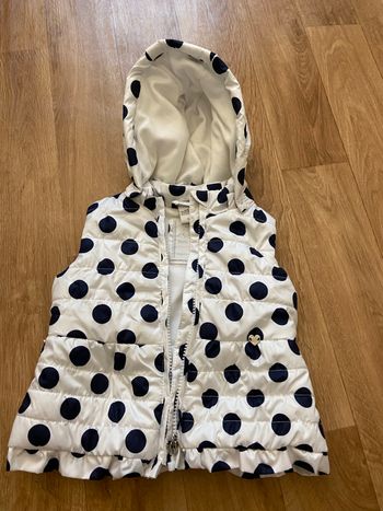 Doudoune sans manches 9-12 mois