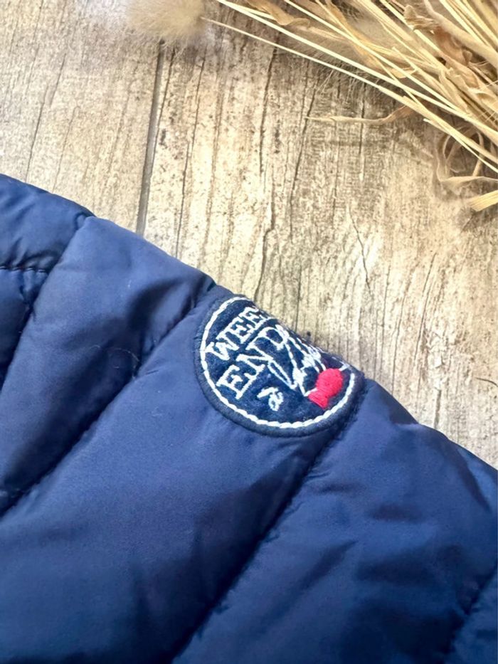Blouson bleu marine doudoune 12mois weekend à la mer - photo numéro 3