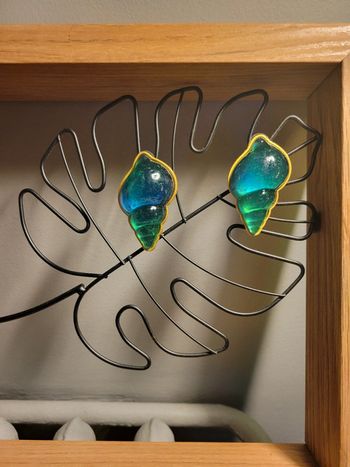 Boucles d oreilles baroques coquillage