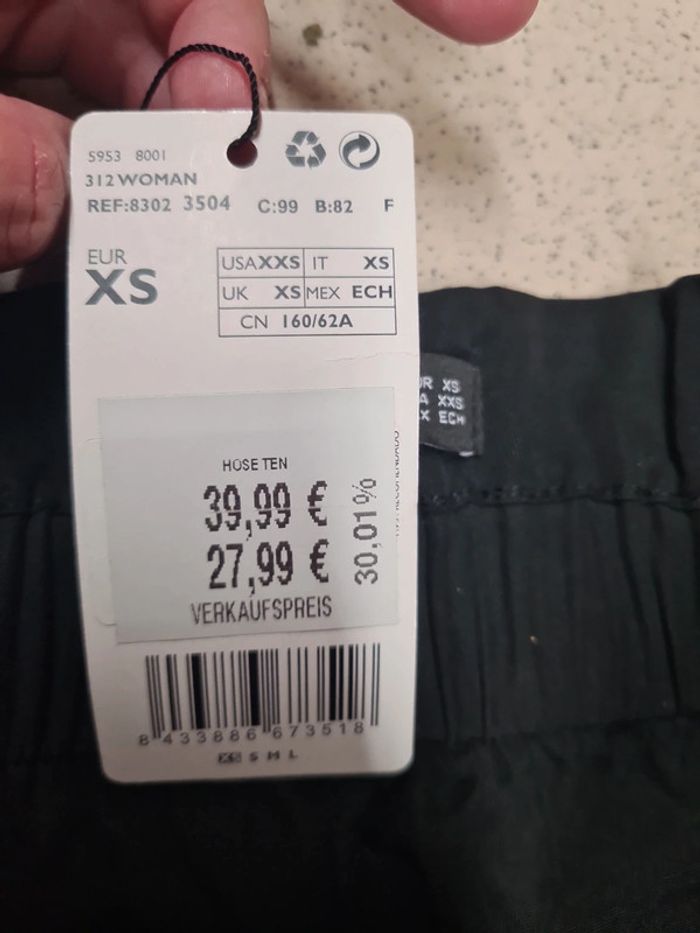 Pantalon fluide noir xs mango - photo numéro 6
