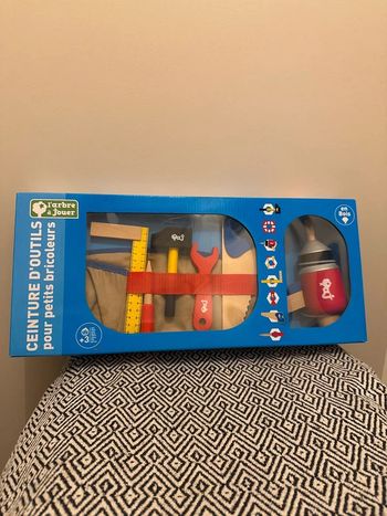 Jeujura - Ceinture d’outils pour petits bricoleurs - 3 ans et plus