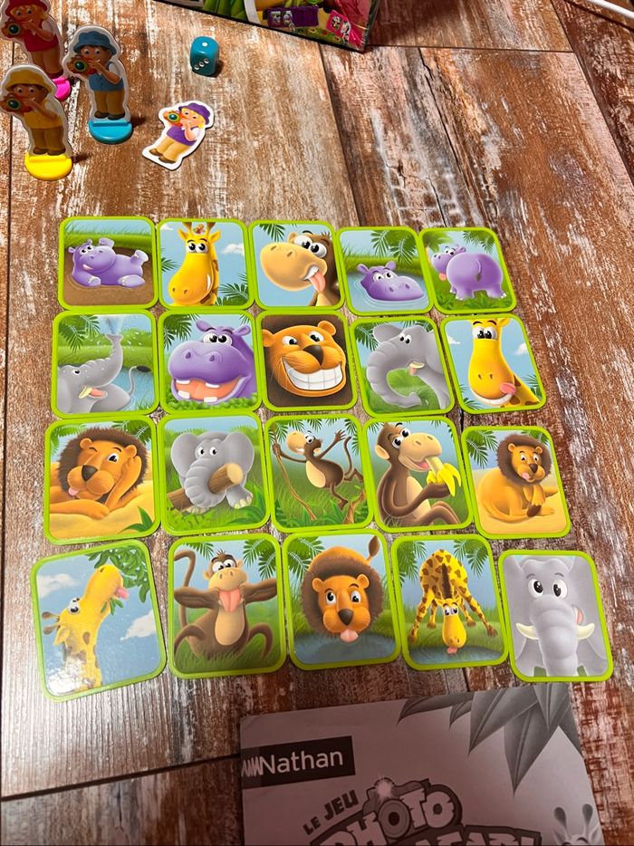Jeu de société le jeu photo safari Nathan - photo numéro 4