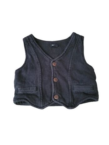 Garçon  (taille 1 an) : gilet sans manches élégant
