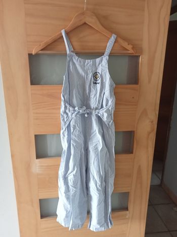 Salopette large coton 8 ans 