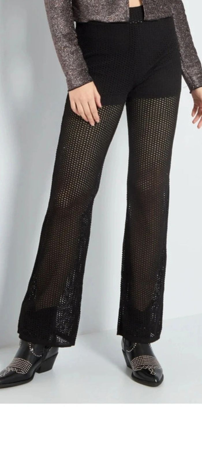 Pantalon bootcut taille haute, kiabi, taille S