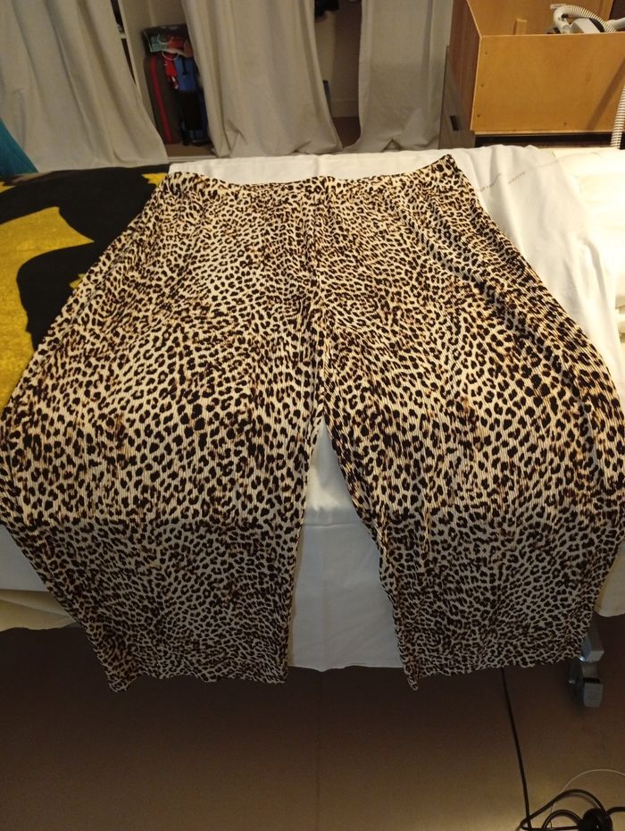 Pantalon léopard grande taille femme - photo numéro 4
