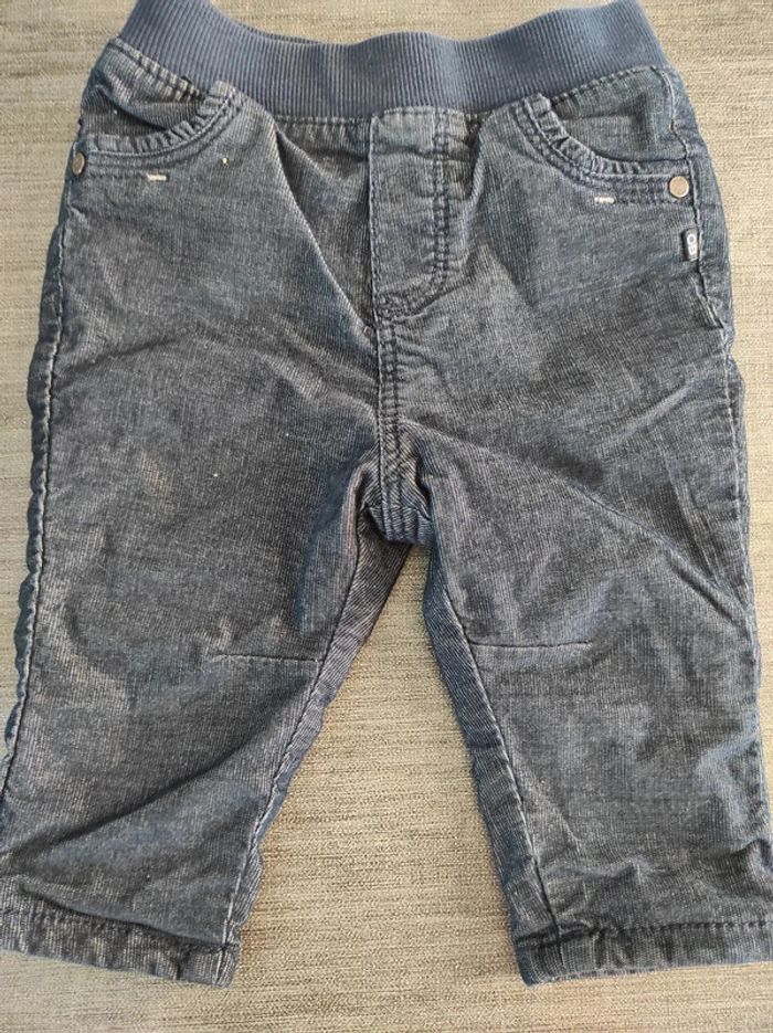 Pantalon velours et chemise Obaibi 6 mois - photo numéro 7