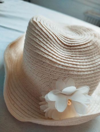 Chapeau paille enfant fille  9/12mois