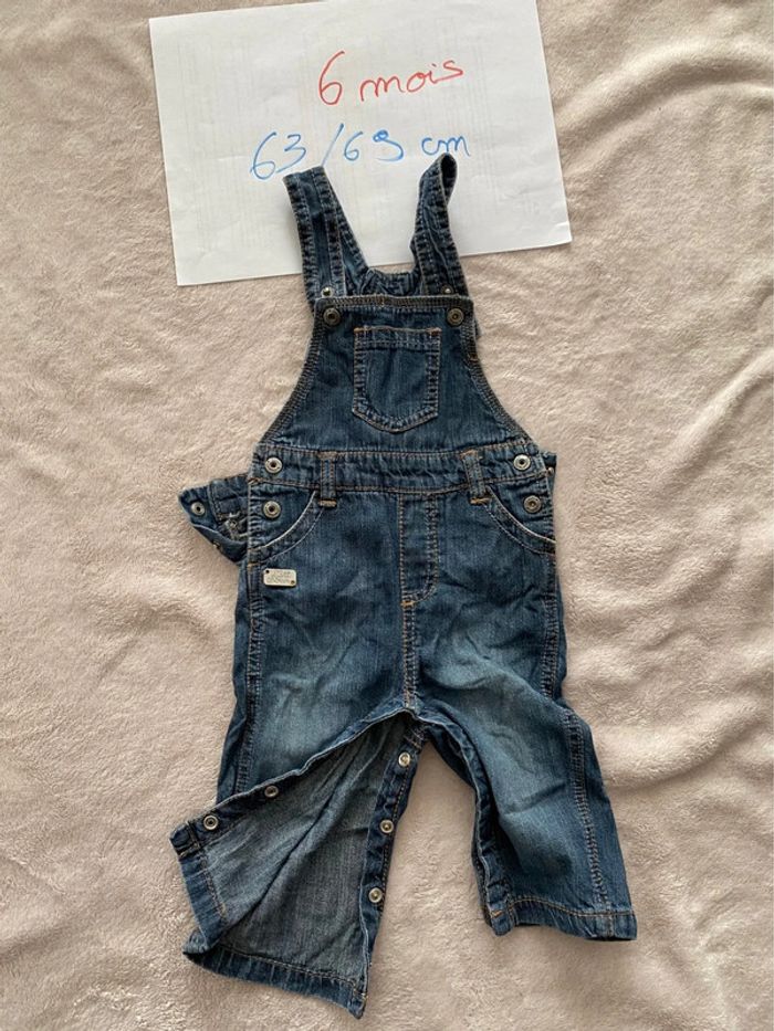 Ensemble Gilet zippé Chemisette Salopette - Kitchoun, Kiabi, In extenso - 6 mois - TBE - photo numéro 5