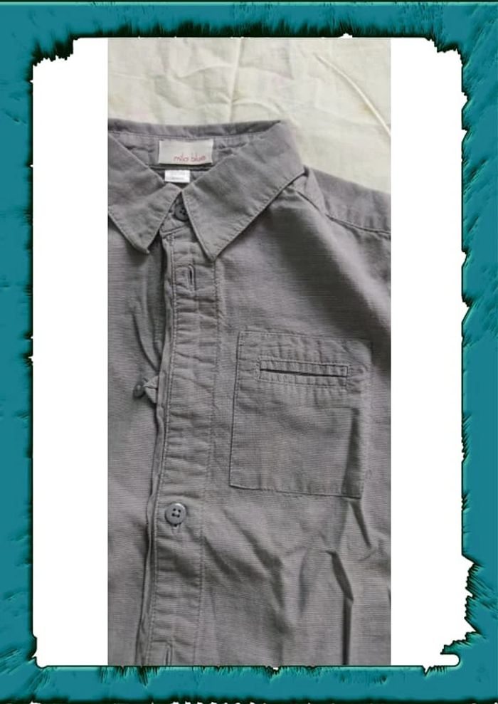 Chemise grise manches longues - photo numéro 3