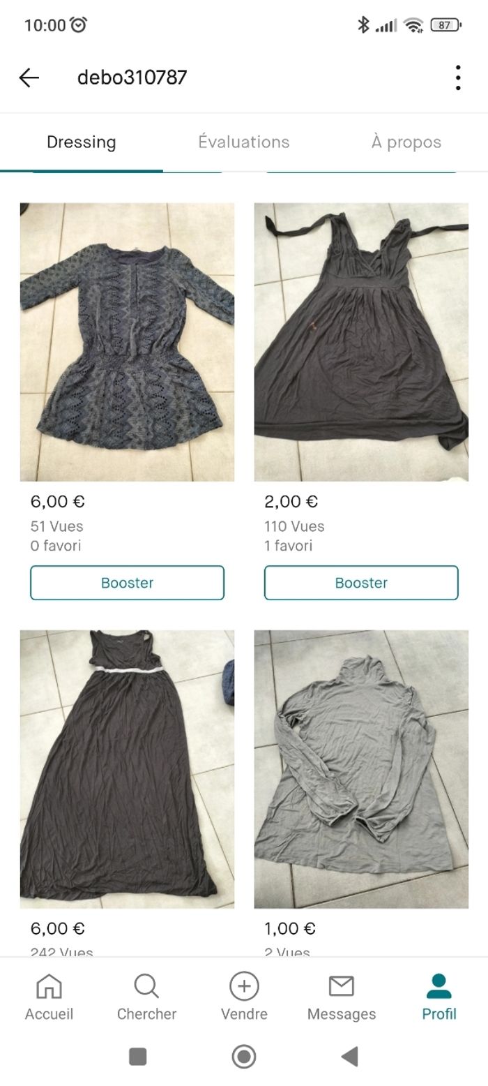 Lot de vêtements de grossesse