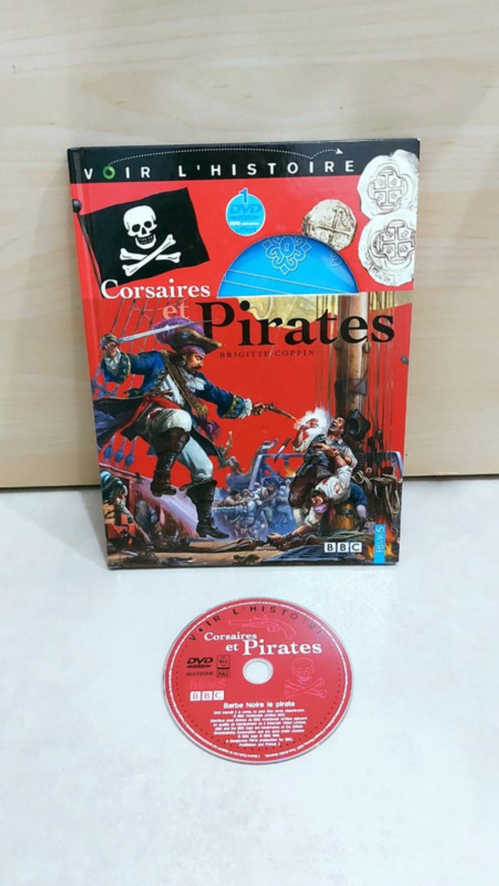📚 Livre avec DVD pédagogique : Corsaires et pirates