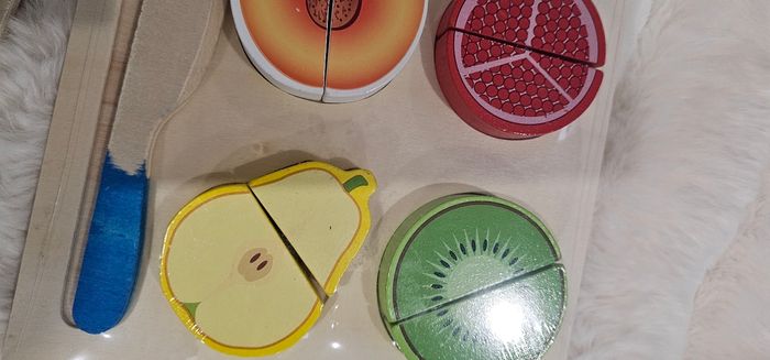 Lot de 3 plateaux repas jouets bois Neufs - photo numéro 7