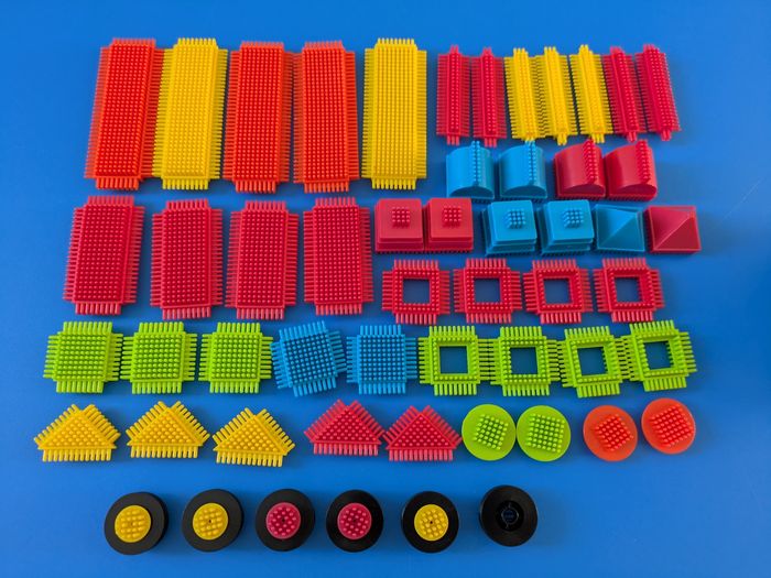 50 blocs de construction en picots - photo numéro 2