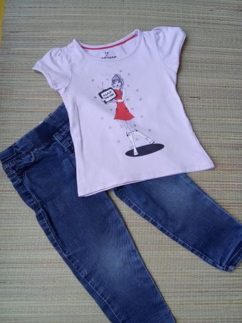 Lot t-shirt + pantalon