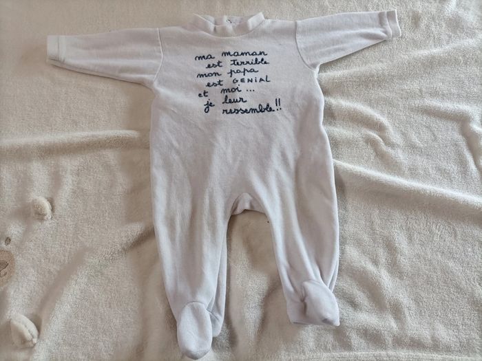 Pyjama velours 6 mois