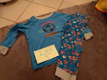 Pyjama 2 pièces football