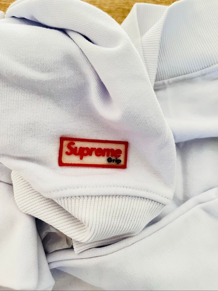 Sweat à capuche supreme grip blanc homme taille M neuf avec étiquette - photo numéro 6