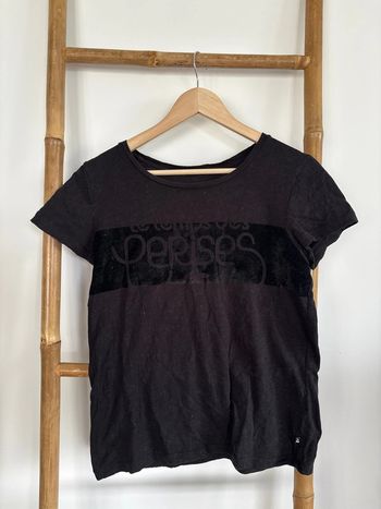 t-shirt noir le temps des cerises taille M