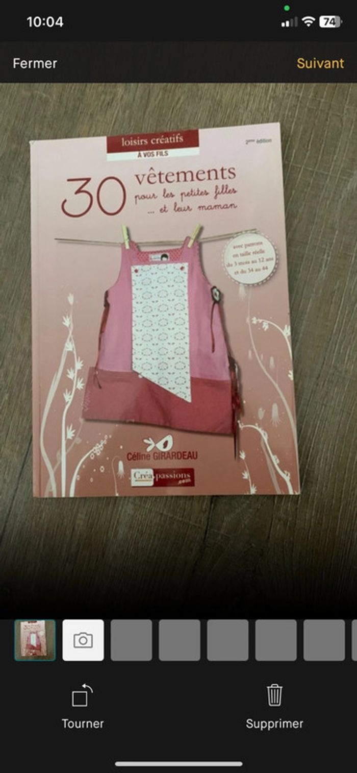 Livre couture vêtement fille - photo numéro 2