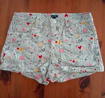 Short fille 12 ans ajustable à la taille par élastiques