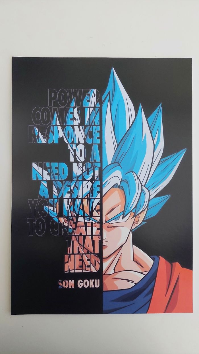 Affiche Vegeta / A3