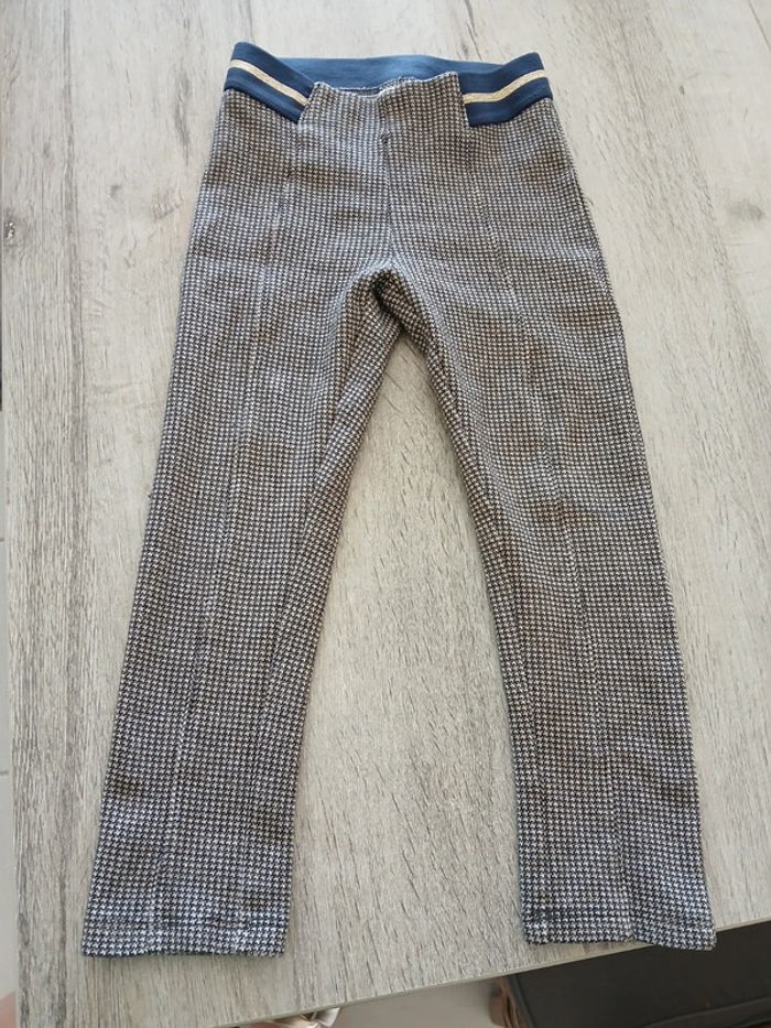 Pantalon fille à carreaux