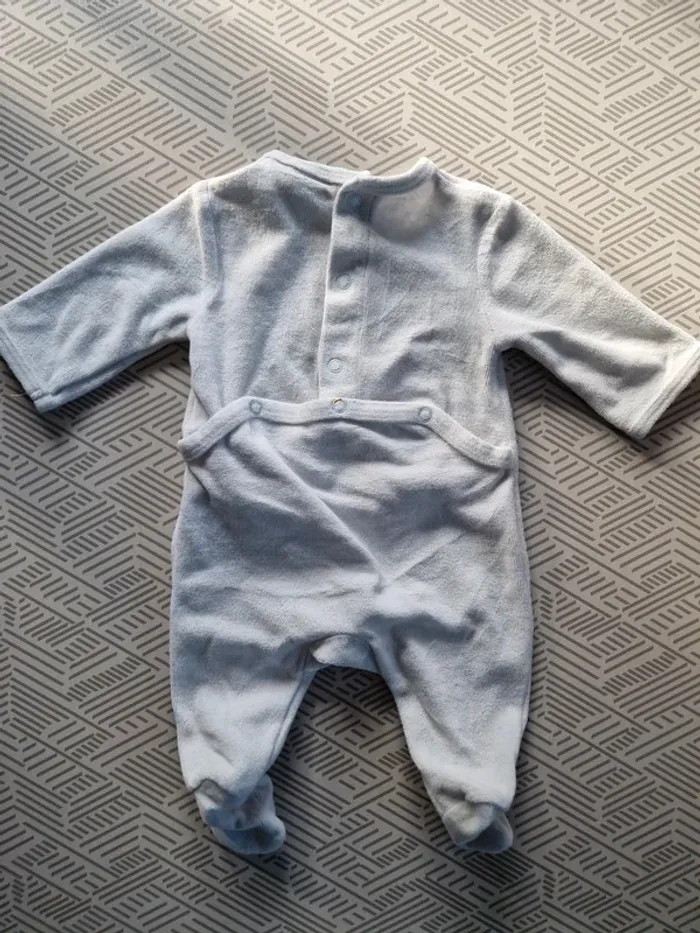 Pijama chaud fille Kiabi bleu ciel disney panpan 1 mois - photo numéro 6