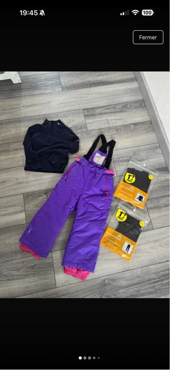 Tenue de ski fille wenabee