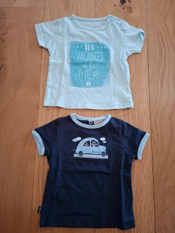 Lot 2 t-shirt 6mois