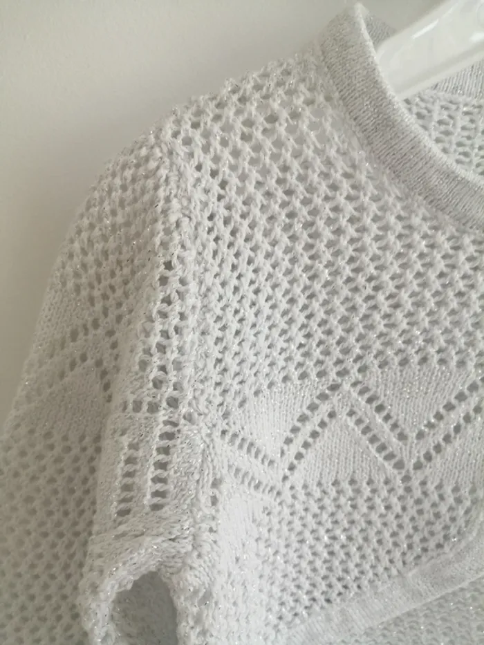 Boléro blanc fil argenté orchestra 9 mois - photo numéro 3