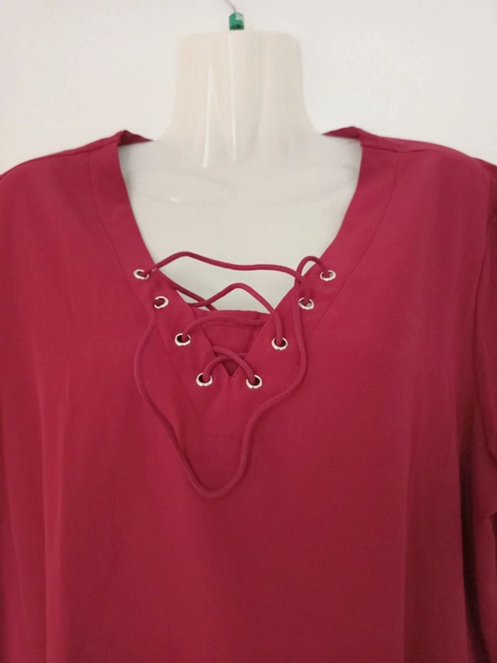 Blouse manches courtes à poches femme - photo numéro 5