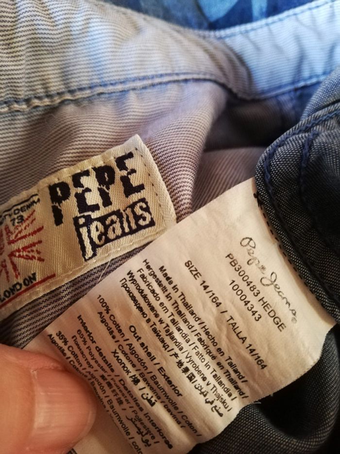 Superbe chemise pepe jeans 14ans - photo numéro 4