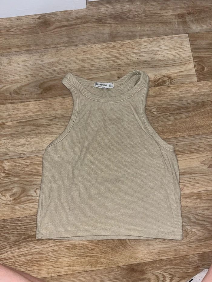Crop top beige