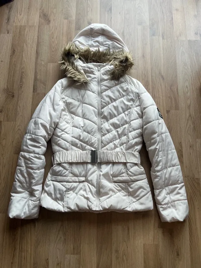 Doudoune beige