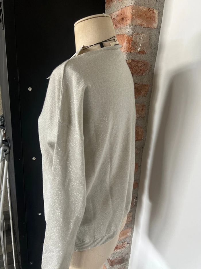 Jolie pull fil argenté - photo numéro 4