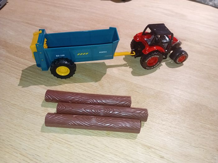 Tracteur avec remorque - Très bon état - photo numéro 3