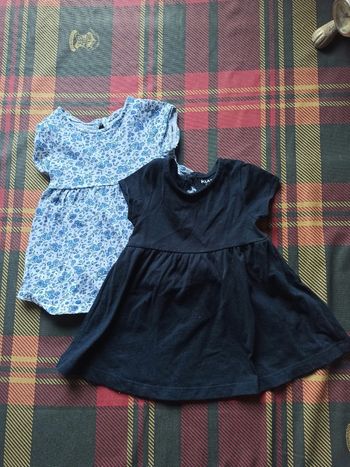 Lot 2 robes fille 3 mois