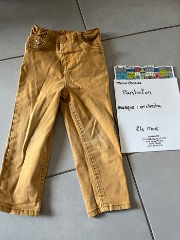 Pantalon garçon 24 mois