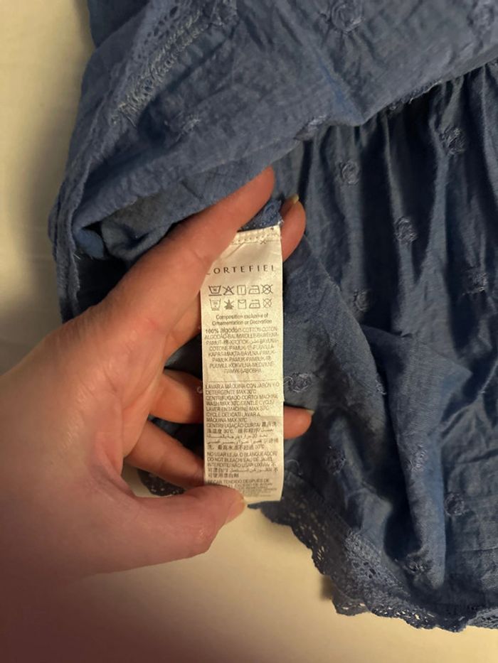 Blouse cache cœur Cortefiel manches très courtes - photo numéro 5