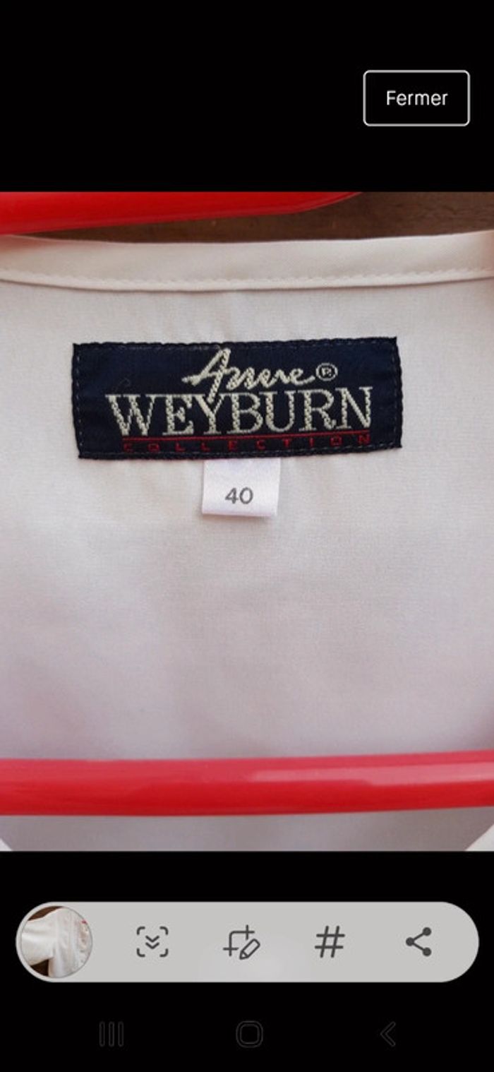 Blouse femme blanche avec de la dentelle - photo numéro 5