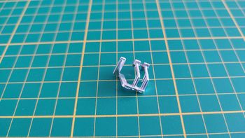 Pédalier pièce détachée miniature Bburago burago Porsche 911 Carrera 1993 1/18 1/18e 1/18ème #C53