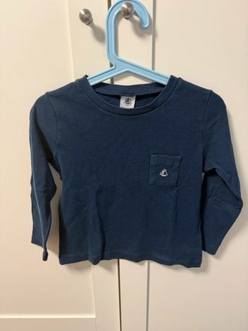 T-shirt petit bateau manches longues 4 ans