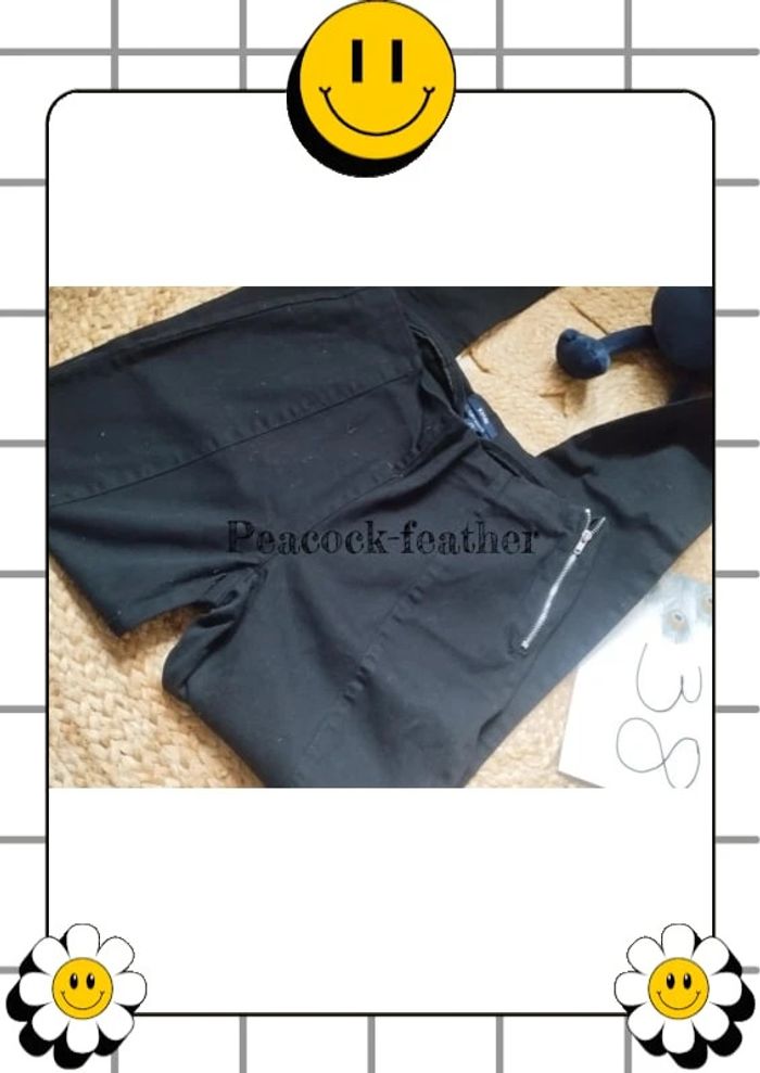 Pantalon noir taille haute 36/38 kiabi - photo numéro 6