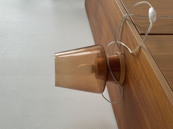 Lampe orange fumé