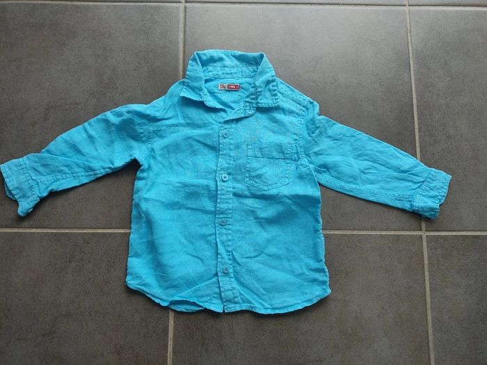 Chemise en lin DPAM 3 ans - photo numéro 3