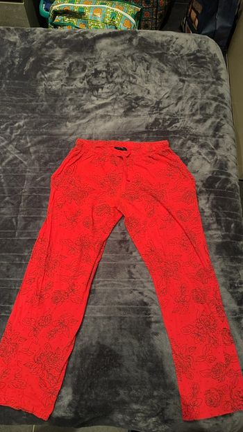 Pantalon de pyjama rouge