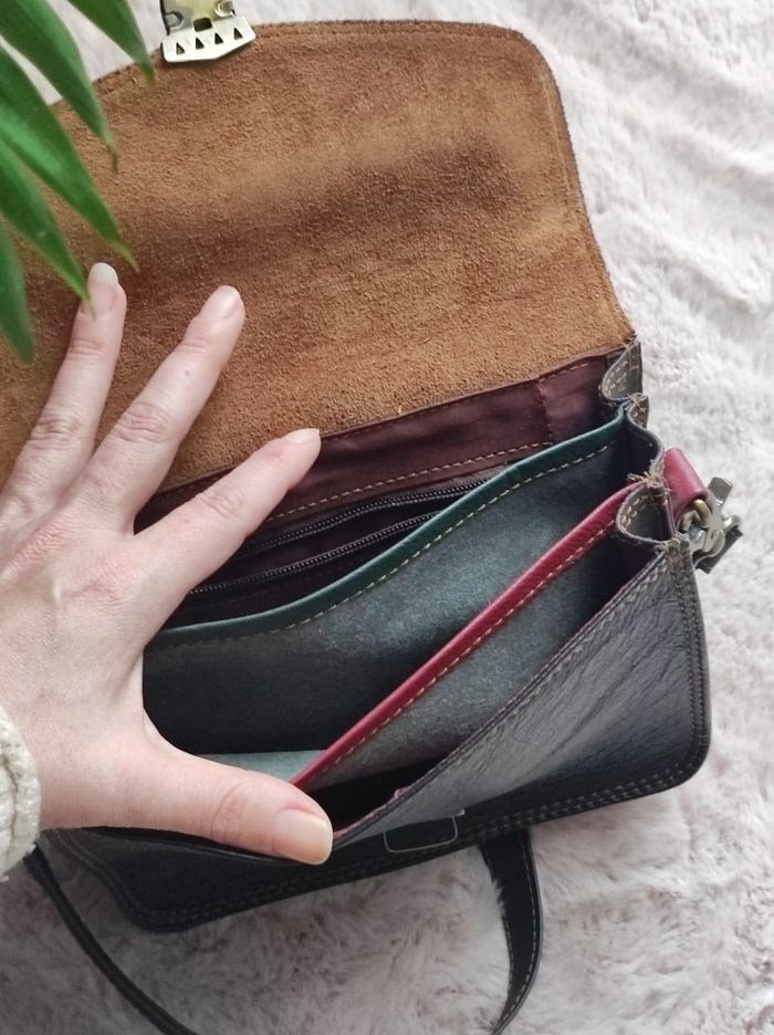 Sac en cuir naturel et recyclé - photo numéro 8